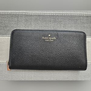 Kate Spade Black Leather Wallet